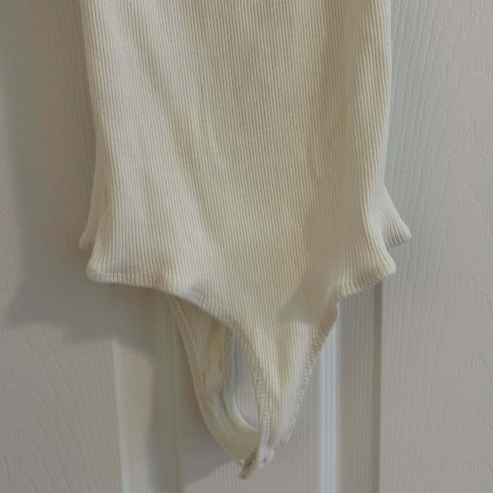 White Tank Top Bodysuit - Picture 2 of 5